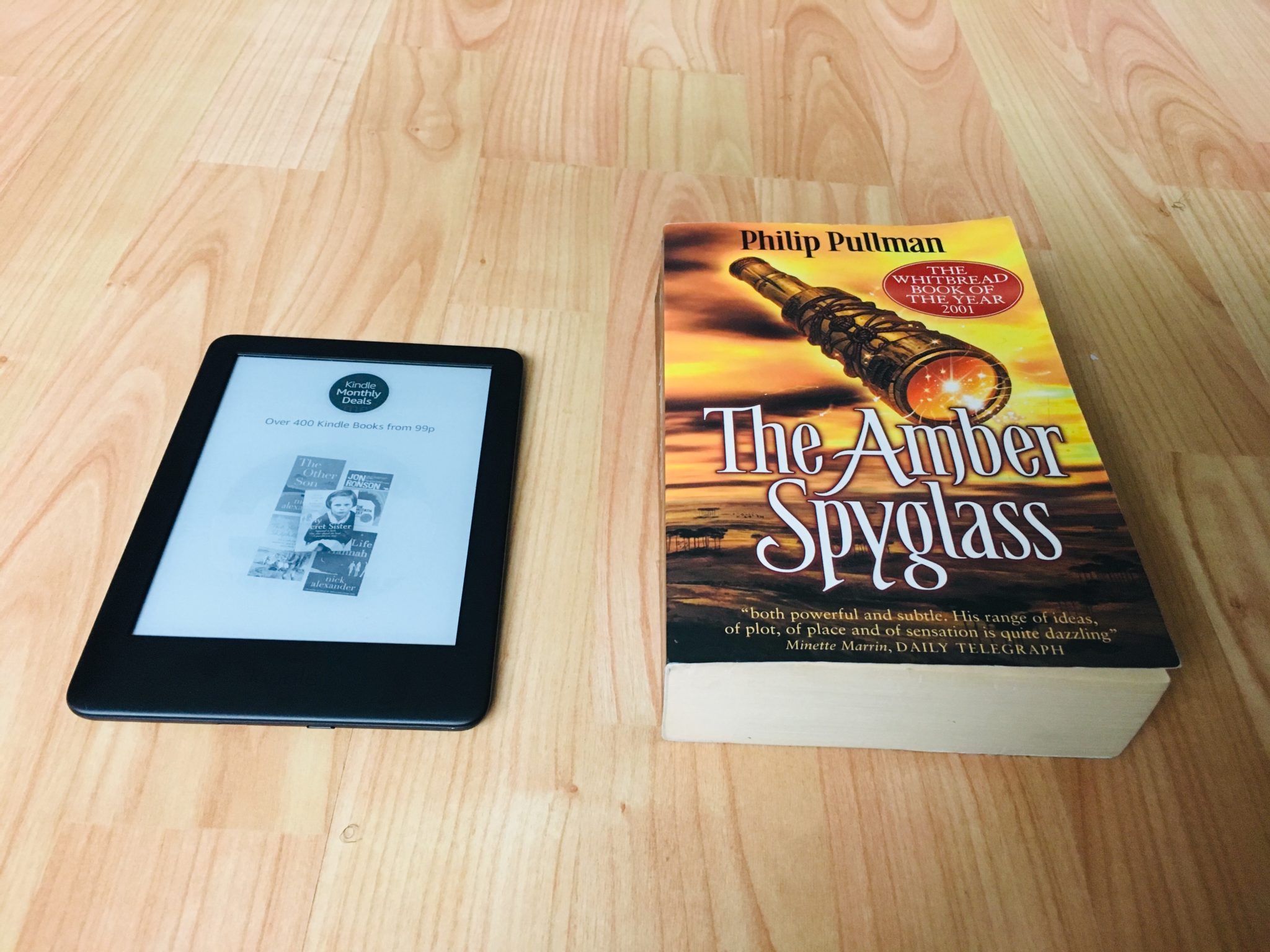 Book vs kindle Iesha Small