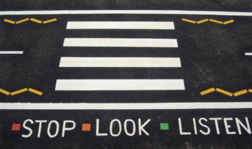 marking-stop-look-listen